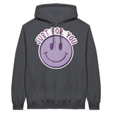 Embrace the Joy - Just for You - Unisex Pullover Hoodie - Dark Heather - Hoodies