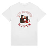 Best Boyfriend, Best Valentine - Romantic Tee for Him - White - T-Shirt
