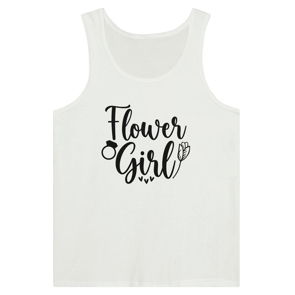 Sweet as a Flower - Girl Power Tank - White - T-shirts