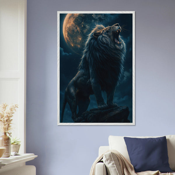 King of the Night – Wooden Framed Poster Gift - - Wooden Framed Posters