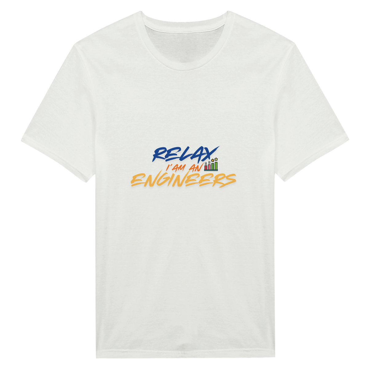 Engineered Growth - Embrace Relaxation with Our Tee - White - T-shirts