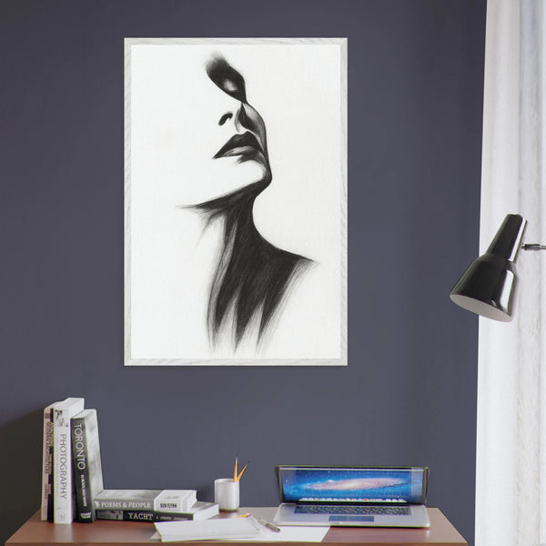 Grace in Silence – Wooden Framed Poster Gift - - Wooden Framed Posters