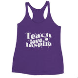 Spread Love - Embrace Empowerment in 'Teach Love Inspire - Purple Rush - Print Material