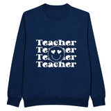 Teacher x Four - A Design of Dedication - Navy - Sweatshirt