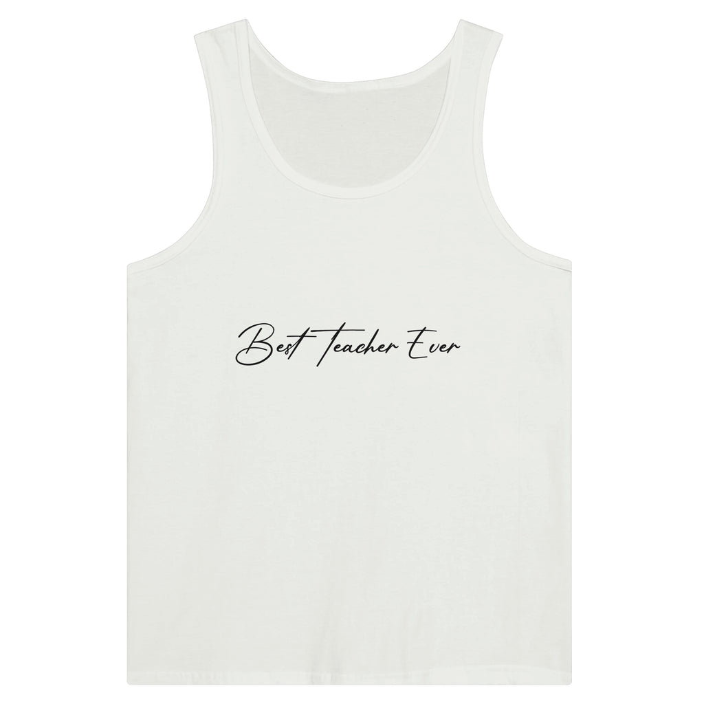 Excellence Embodied - Tribute to the Best Teacher Ever - White - Tank Tops