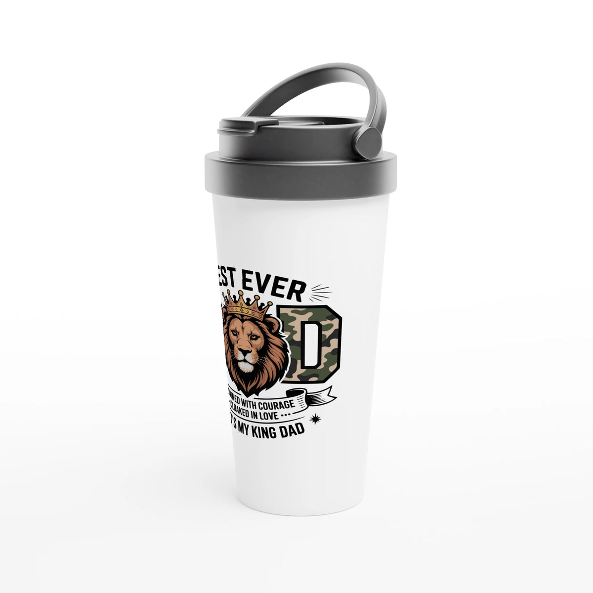 Best Ever Dad – Stainless Steel Mug Gift - - Mugs