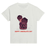 Sweet Delight - Happy Chocolate Day Tee Celebration! - White - Print Material