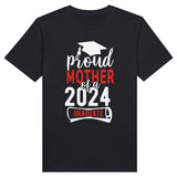 Honoring Success - Proud Mother of a 2024 Grad Tee - Black - T-Shirts