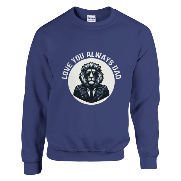 Lionhearted Dad - The Ultimate Tribute Sweatshirt - Purple - Sweatshirts