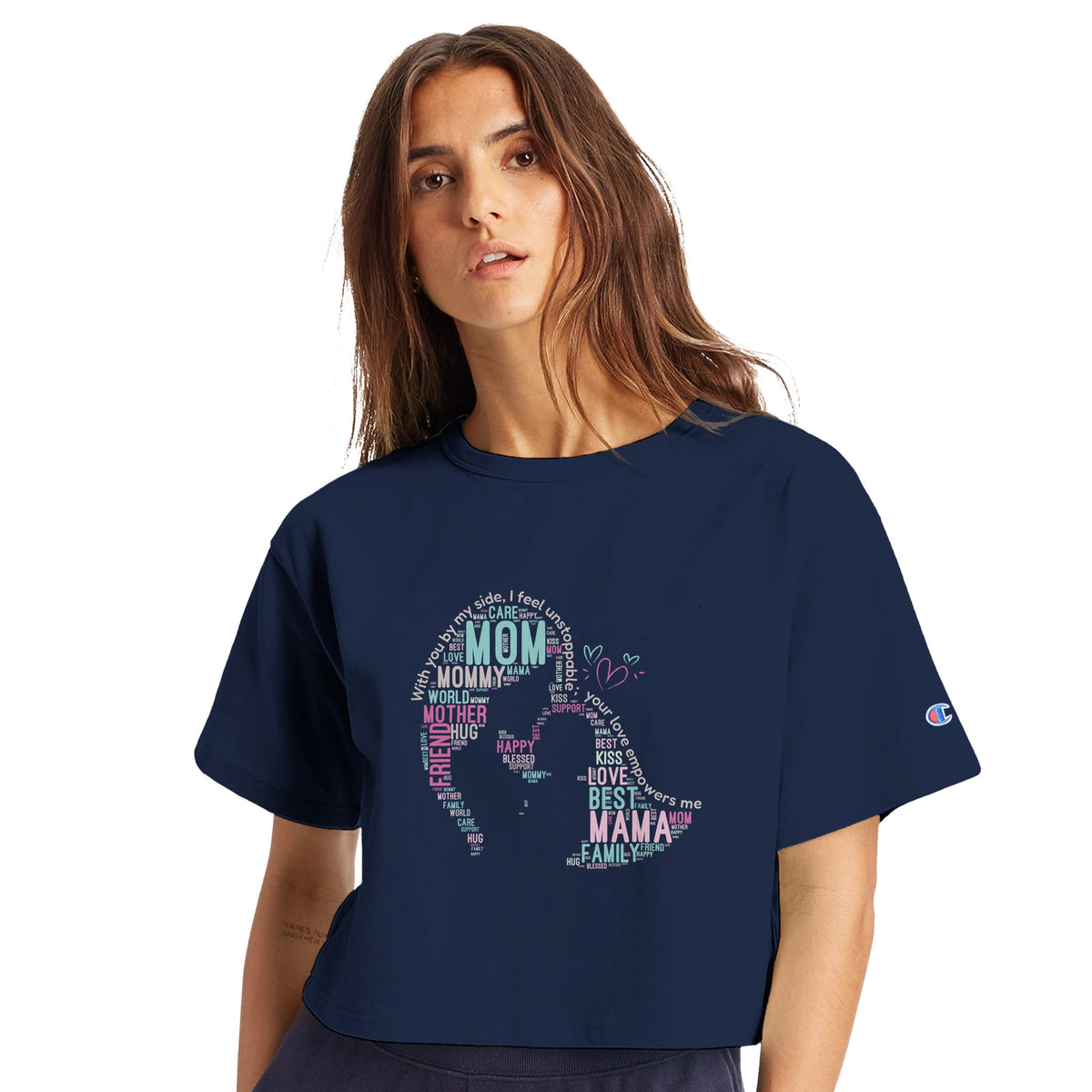 With You Always - The Power of Mom - Navy - T-shirts