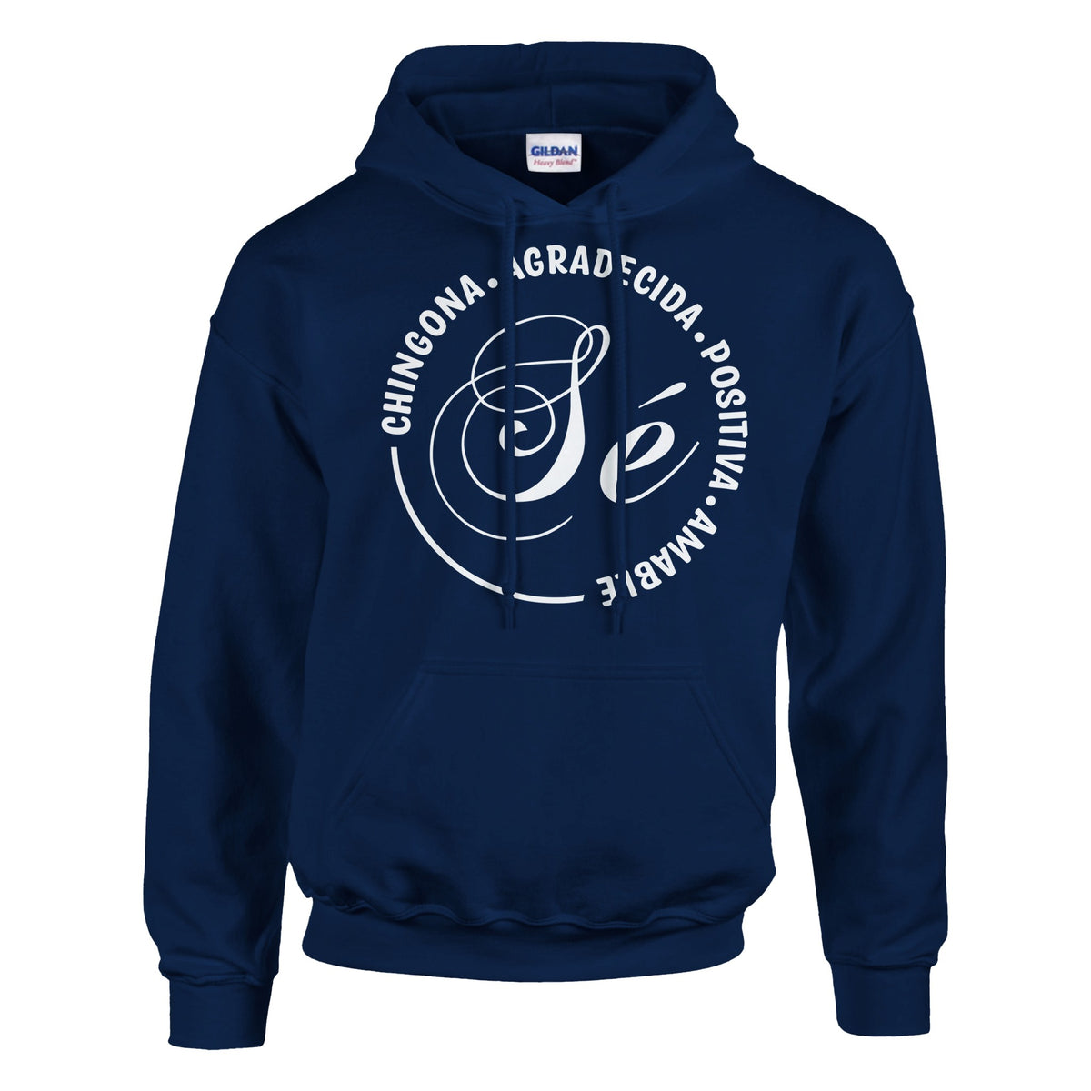 Strength in Kindness - CHINGONA Statement Pieces - Navy - Hoodies