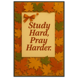 Gift of Faith & Focus – Study Metal Framed Poster - - Metal Framed Posters