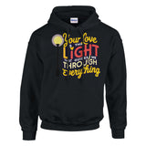 For the Light of My Life – A Cozy Gift for Your Husband - Black - Hoodies