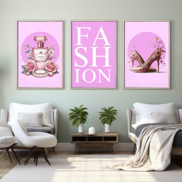 Floral Heels Fantasy - 20x30 - Framed Posters