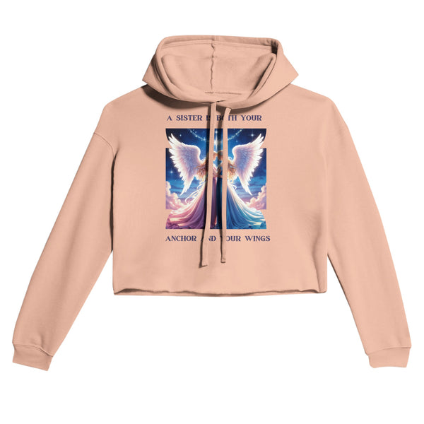 A Sister’s Grace - Anchoring Hearts, Lifting Spirits - Peach - Hoodies