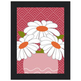 Daisy Dreamscape - Luxurious Wall Art - 13x18 cm 5x7″ Black frame - Wooden Framed Posters