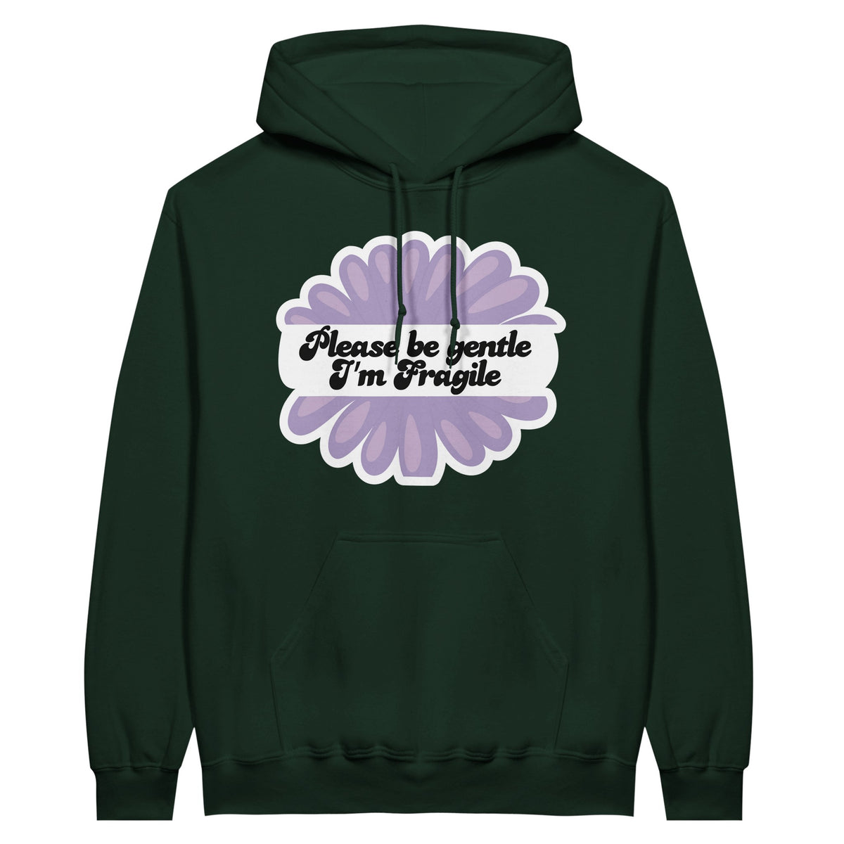 Sunflower Whispers - A Hoodie of Tender Reminders - Forest Green - Hoodies