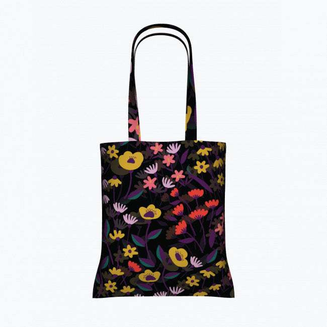 Blooming Elegance Tote - Nature's Color Palette - - Tote Bags