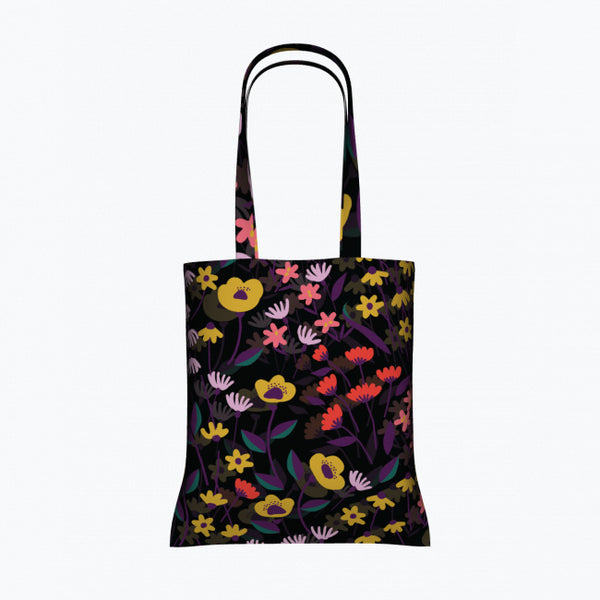 Blooming Elegance Tote - Nature's Color Palette - - Tote Bags