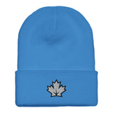 Fall Foliage Fantasy - Autumn Leaf Minimalist Headwear - cl blue - Beanies