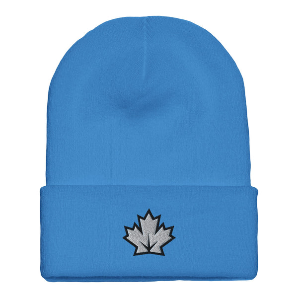 Fall Foliage Fantasy - Autumn Leaf Minimalist Headwear - cl blue - Beanies