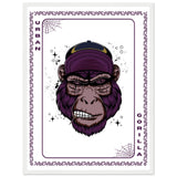 Elevate Your Decor - Steampunk, Funky, and Urban Gorilla Poster Set - 45x60 cm 18x24″ White frame Urban Gorilla - Wooden Framed Posters