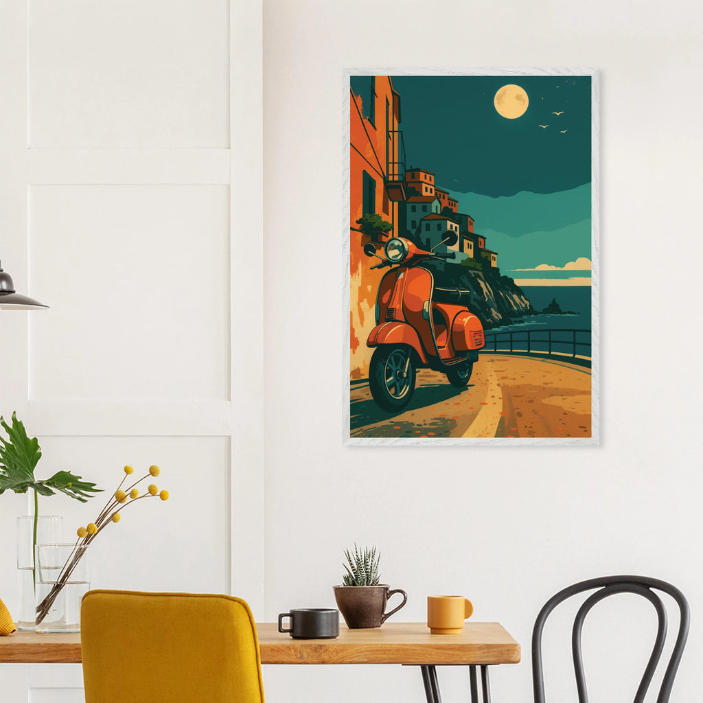 Gift Memories - Wooden Framed Poster of Coastal Escape - Default Title - Wooden Framed Posters