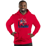 Liberty for All - Bold and Proud - Red - Pullover Hoodies