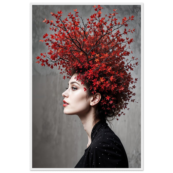 Arboreal Allure - A Unique Framed Print for Artful Souls - - Wooden Framed Posters