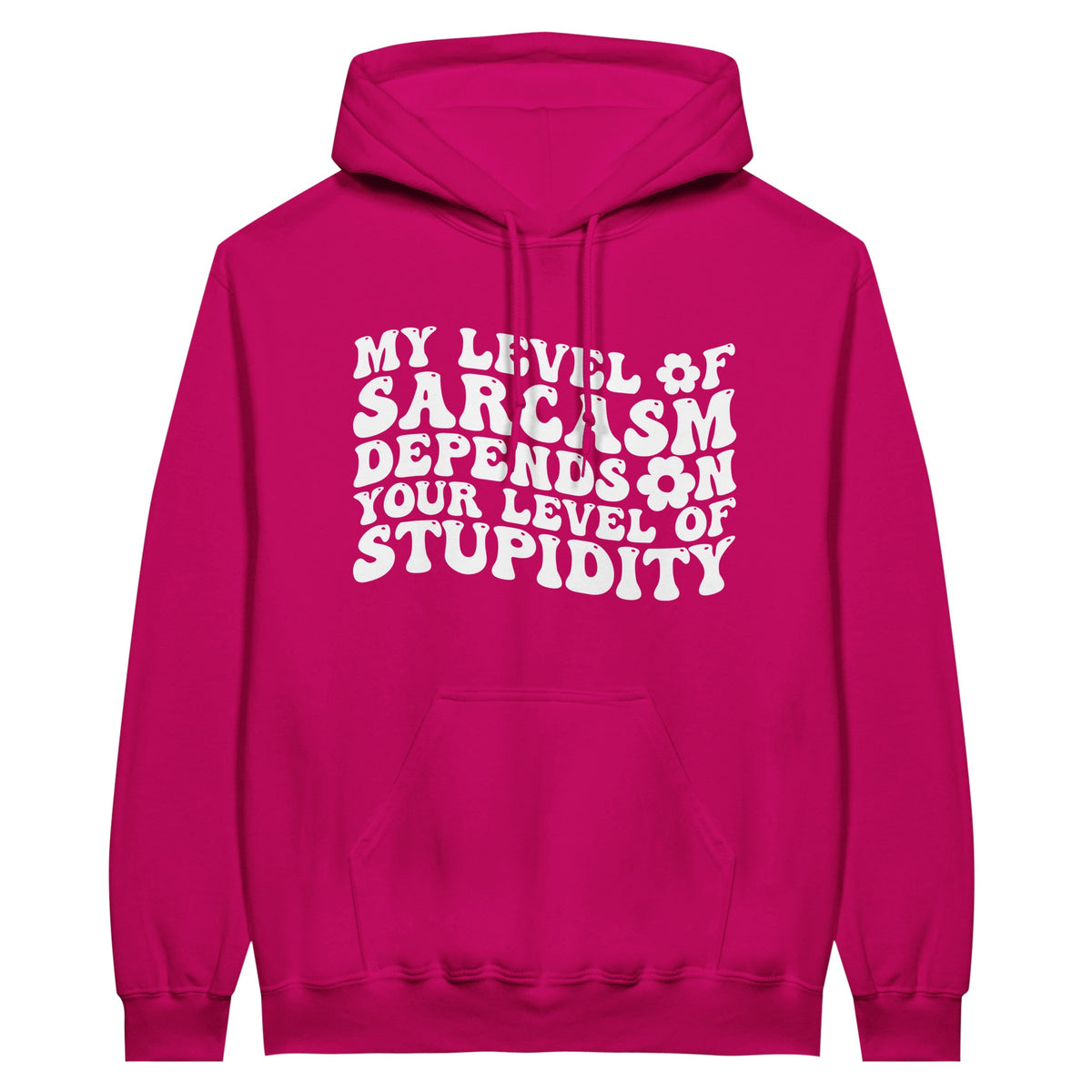 Classic Sarcasm Hoodie – Embrace Your Wit with Style - Heliconia - Hoodies