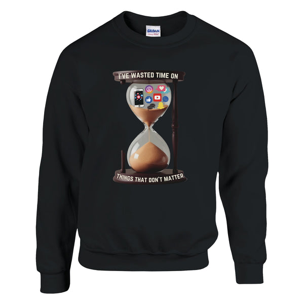 Sands of Time - Social Media Reflection Sweatshirt - Black - Sweatshirt