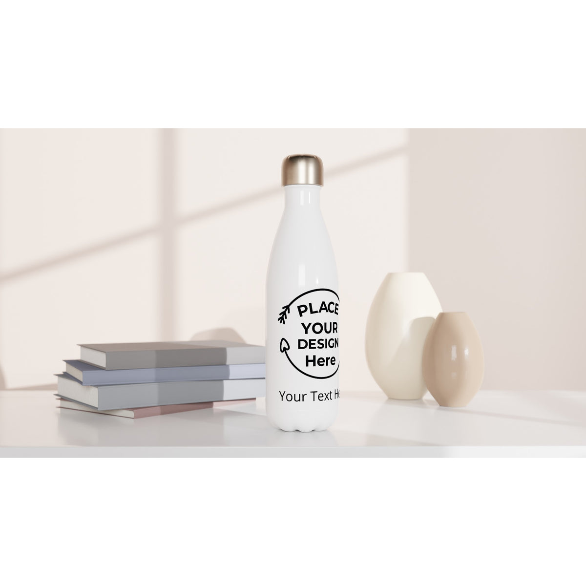 Stay Hydrated in Style with Our Customizable 17oz Stainless Steel Water Bottle - - Tote Bags