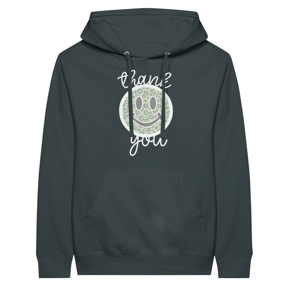 Thanksgiving Memories - Retro Smile Premium Hoodie - Charcoal Heather - Hoodies