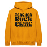 Lessons in Style - Chalkboard-Inspired Design - Gold - hoodie