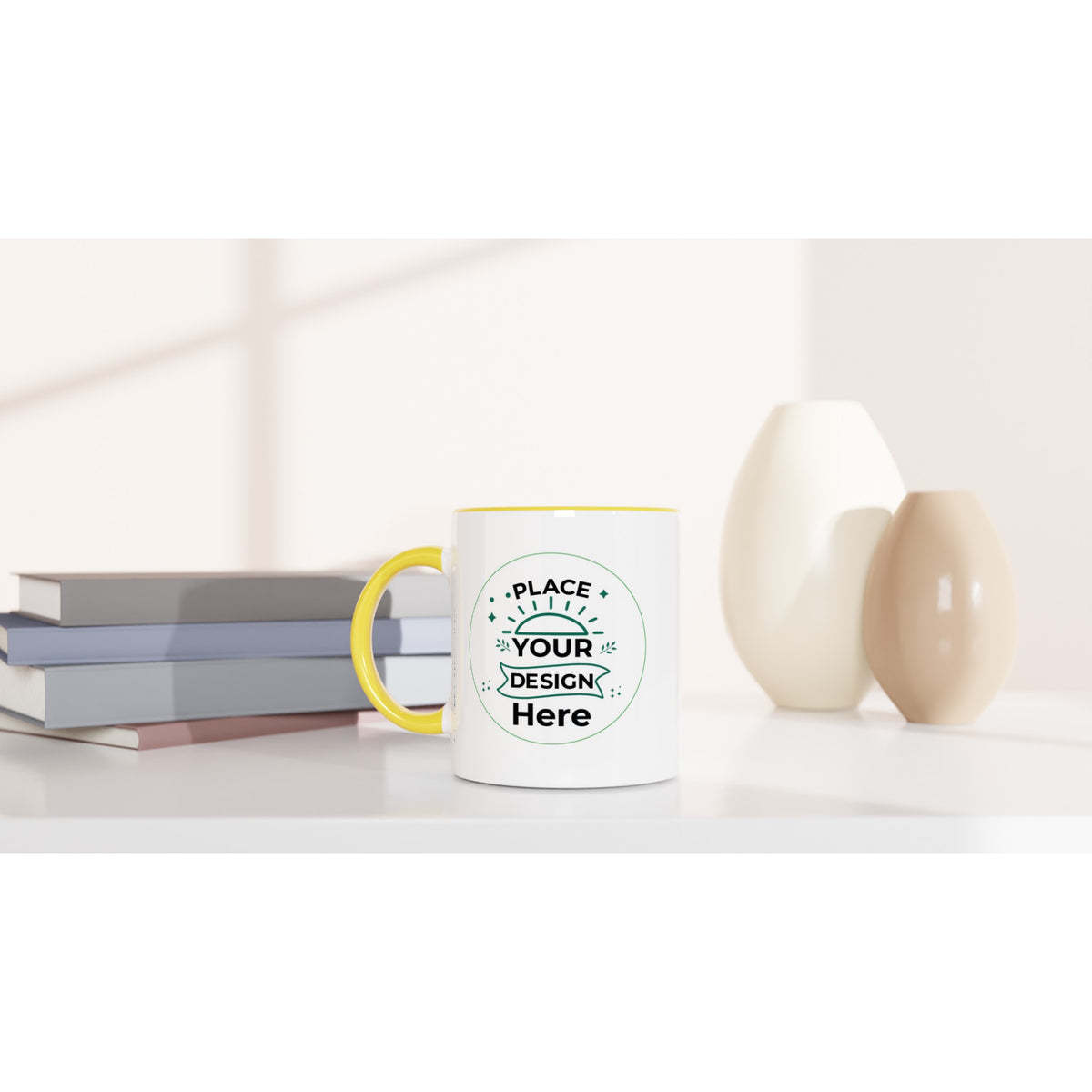 Vibrant Customizable Ceramic Mug - Your Perfect Daily Companion - - Mugs