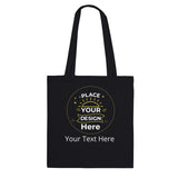 Eco-Friendly Customizable Premium Tote Bags - Black - Tote Bags