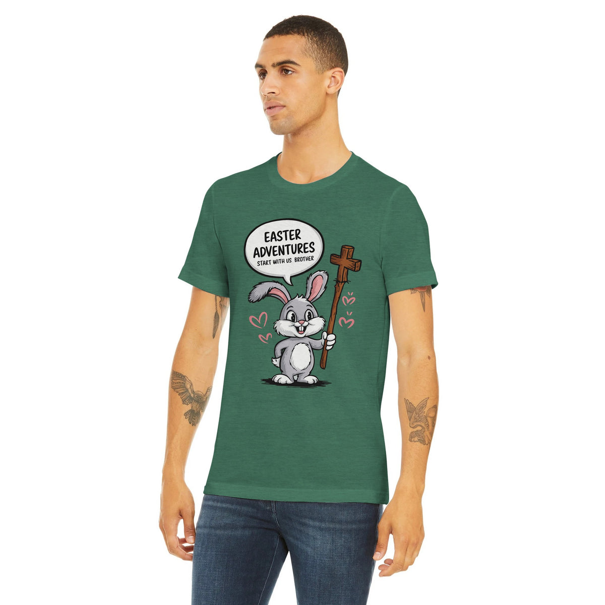 Easter Adventures Begin with Brother – Fun T-Shirt - - T-Shirt