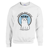 Meow Magic- Cozy Crewneck for Cat Enthusiasts - White - Sweatshirts