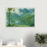 Wooden Framed Poster – A Gift of Green Memory - - Wooden Framed Posters