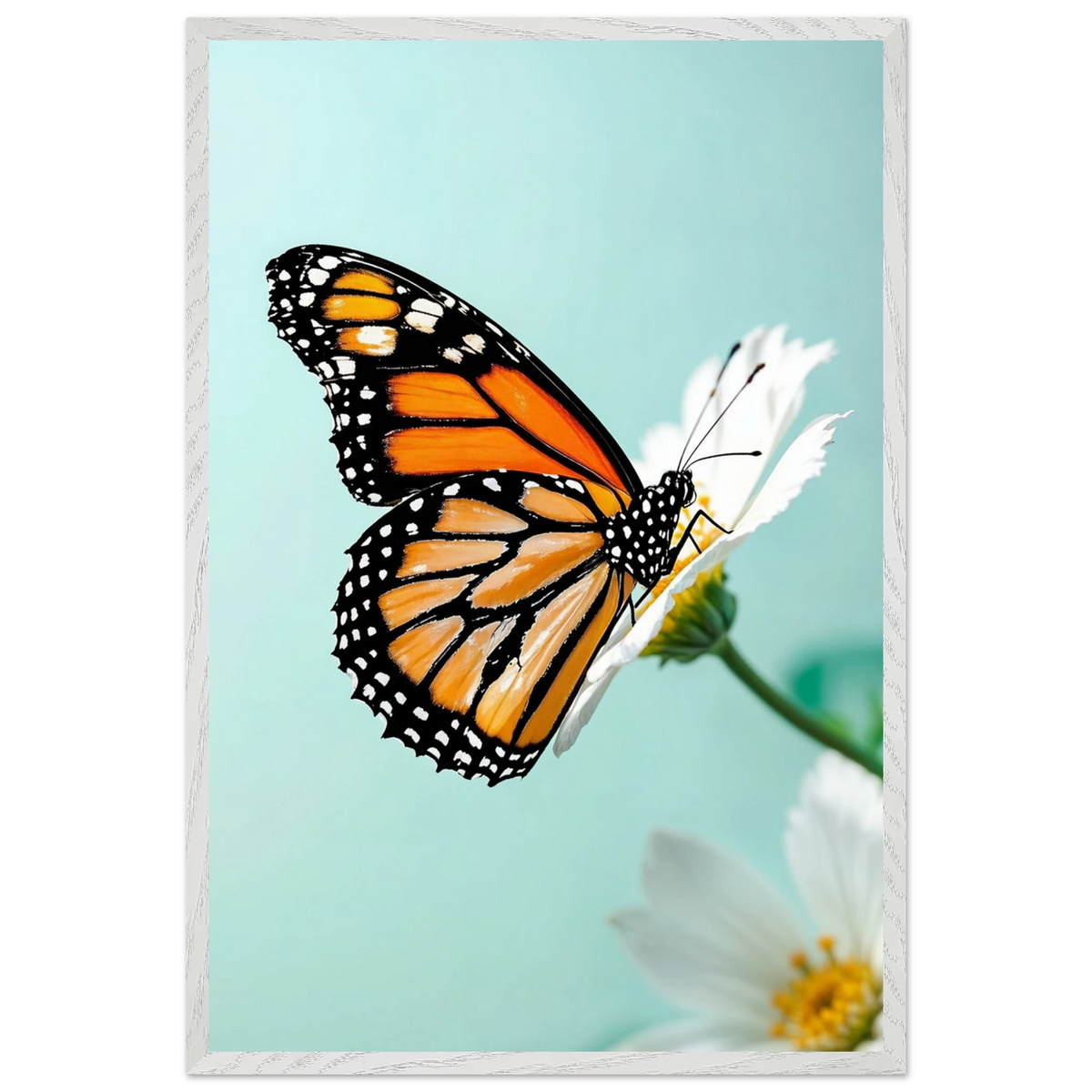 Butterfly Bliss Wooden Poster Gift - - Wooden Framed Posters