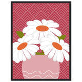 Daisy Dreamscape - Luxurious Wall Art - 45x60 cm 18x24″ Black frame - Wooden Framed Posters