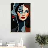 Dual Faces Wooden Framed Poster – A Gift of Inner Reflection - Wood frame - Wooden Framed Posters