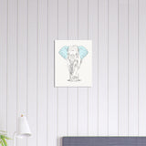 Gentle Giant - Minimalist Elephant Art - - Posters