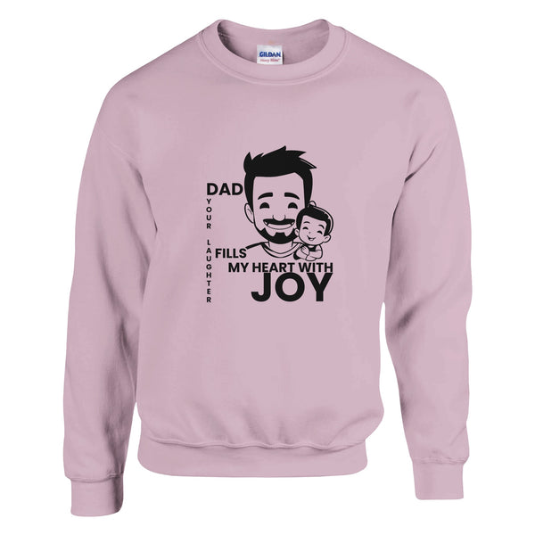 Dad, My Hero - A Timeless Bond Captured in Style - Light Pink - Sweatshirts