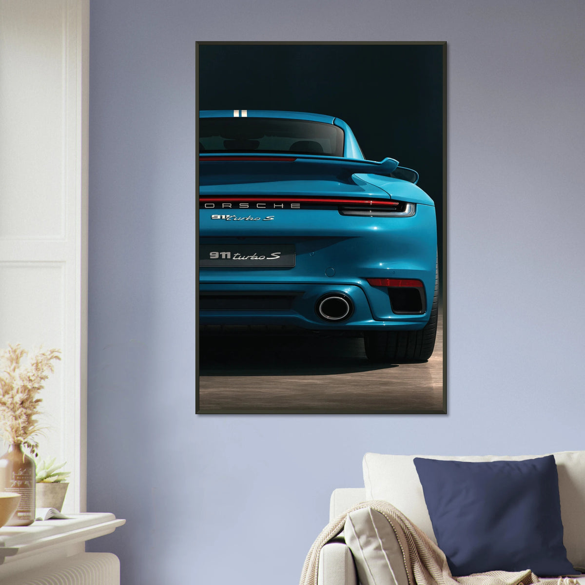 Gift Iconic Drive – 911 Turbo S Metal Framed Poster - - Metal Framed Posters