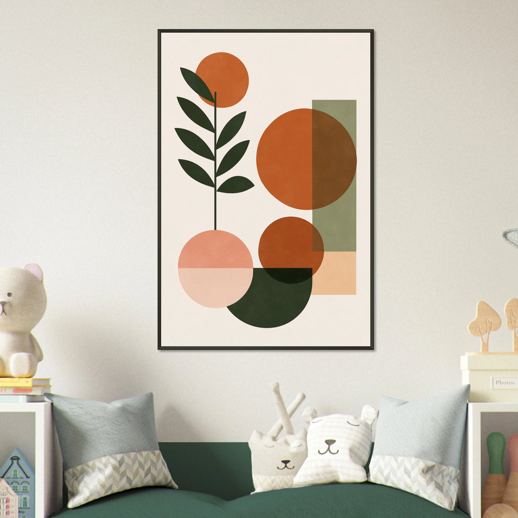 Gift Balance – Boho Geometric Metal Framed Poster - Default Title - Metal Framed Posters