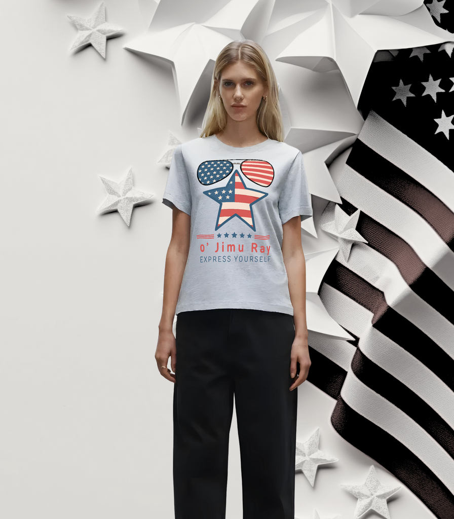 All-American Spirit - o' Jimu Ray 4th July Special - - T-shirts