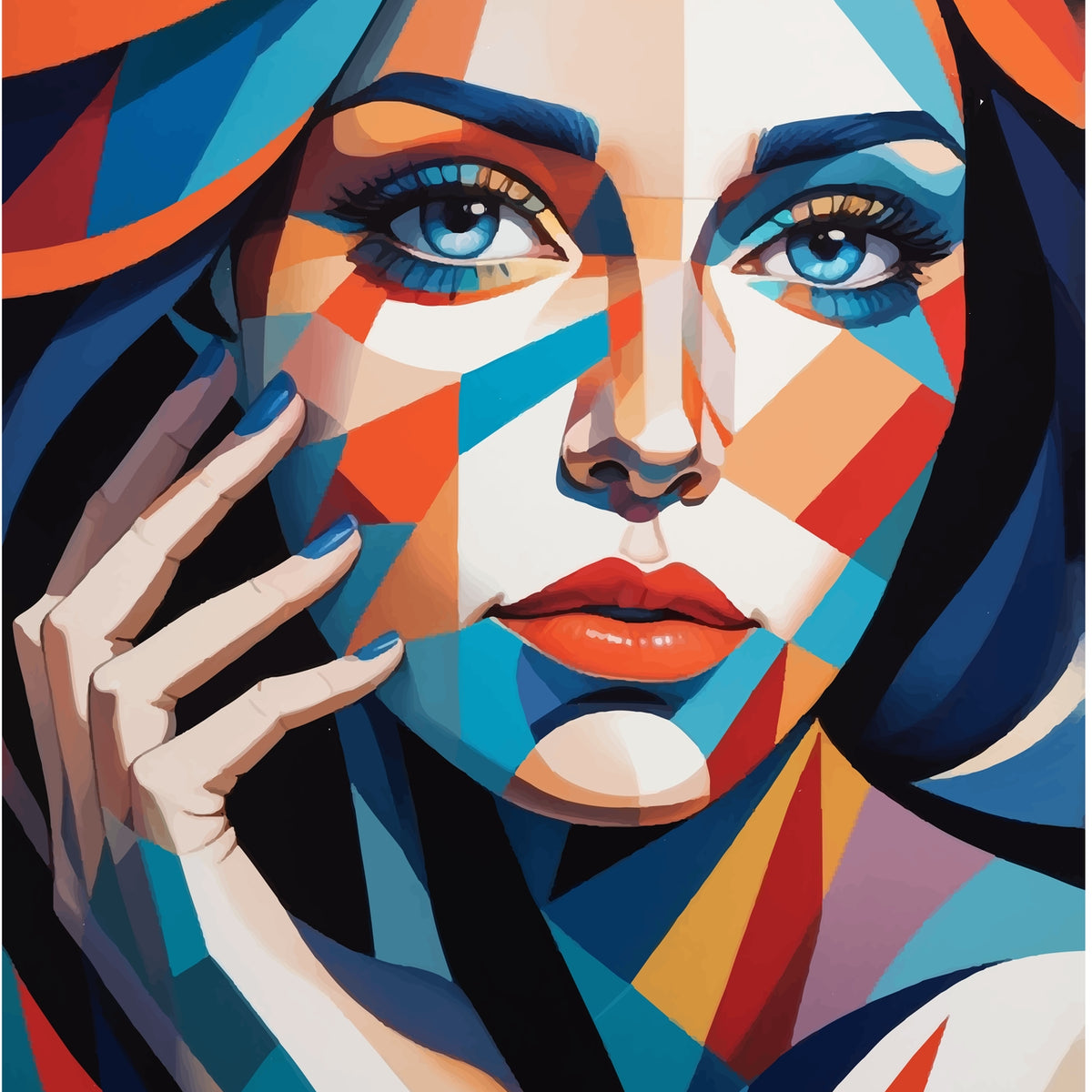 Prismatic Beauty Unveiled - - Framed Posters