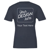 Tailored Fit & Soft Feel - Your Perfect Custom T-shirt - Heather Midnight Navy - T-shirts