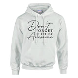 on't Forget to Shine - Inspirational Apparel - White - Hoodies